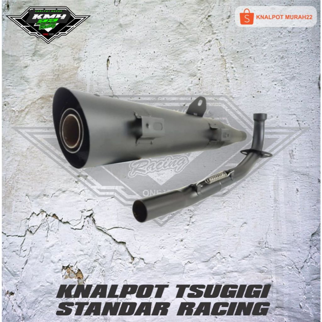 KNALPOT TSUKIGI STANDAR RACING KHARISMA KIRANA SUPRA FIT X 125 ABSOLUTE REVO Dll