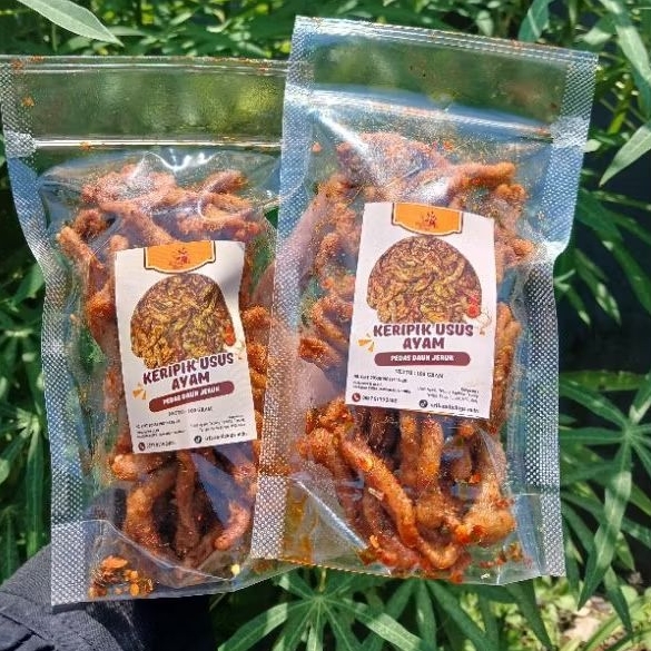 

KERIPIK USUS PEDAS DAUN JERUK 100gram