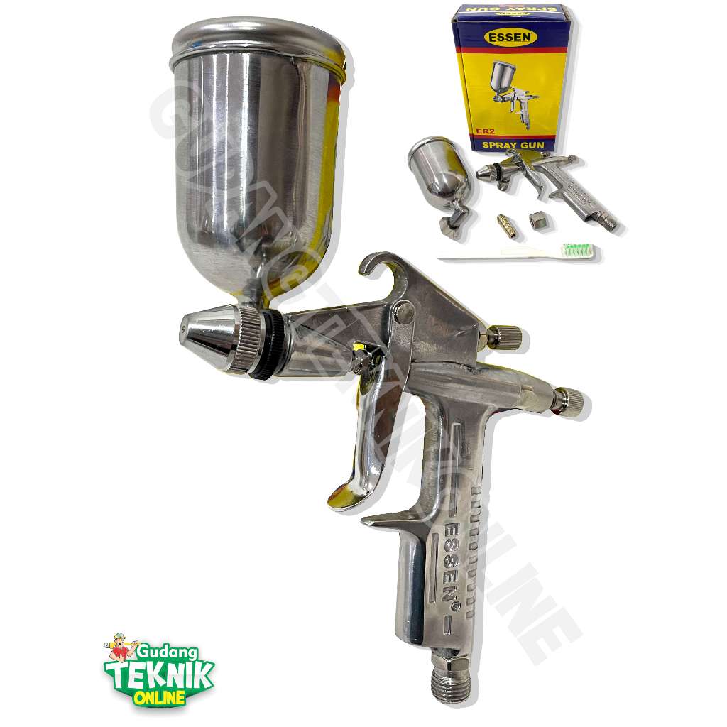 ESSEN Spray Gun Cat ESSEN ER2 Tabung Atas / Sprei Spraygun Semprot Semprotan Cat Motor Mobil Cet Duc