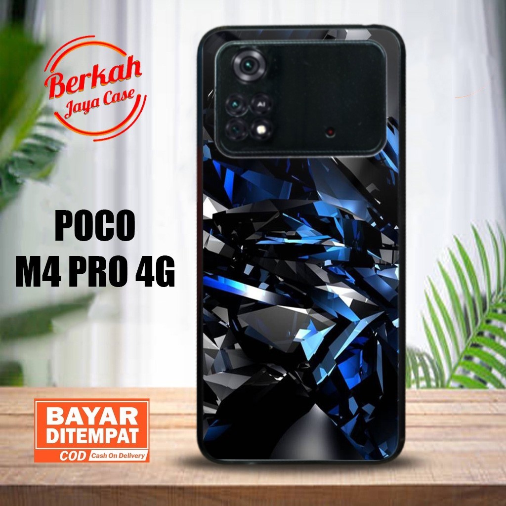 Casing Poco M4 Pro 4G Kubik Terbaru Case Poco M4 Pro 4G Terlaris Casing Hardcase Softcase Glosy