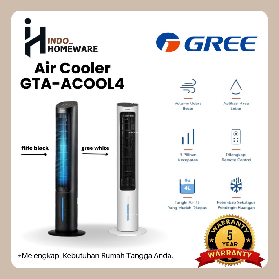 GREE Tower Fan Air Cooler GTA-ACOOL4