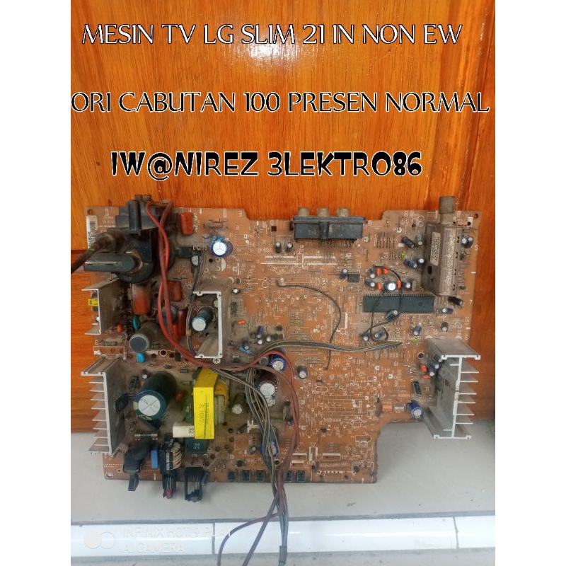 MESIN TV LG SLIM 21 IN TIPE CRT6229 ORI CABUTAN