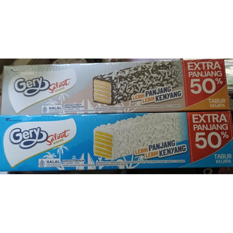 

Gery salut wafer tabur kelapa sekotak isi 12 pcs