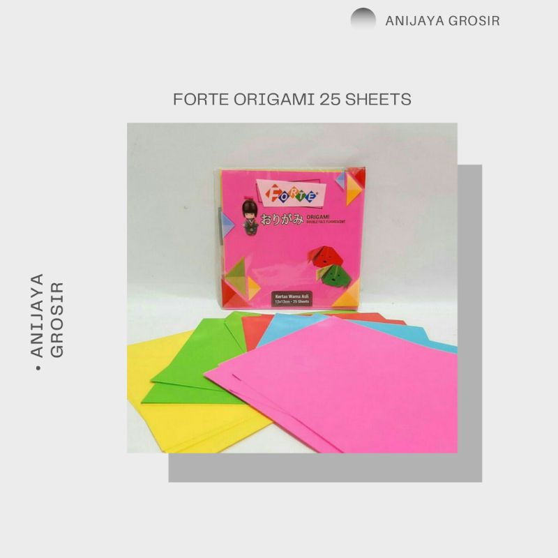 

KERTAS ORIGAMI FORTE UKURAN,16X16 Kerajinan Toys