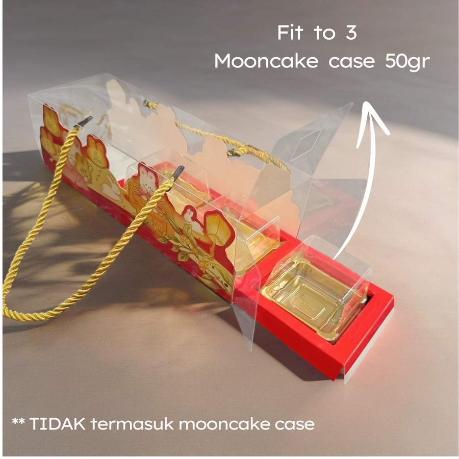 

Box Mika Tali Set Mooncake Hampers Packaging Kue Bulan Ukuran 50gr