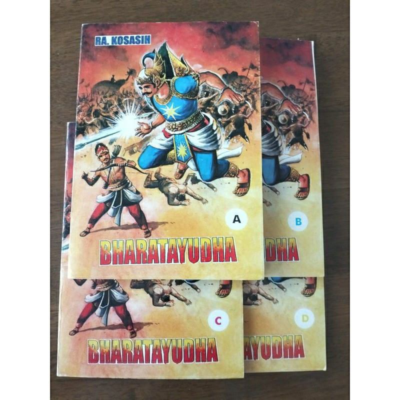 Komik Indonesia Paketan Bharatayudha ( 4 buku) oleh RA Kosasih.