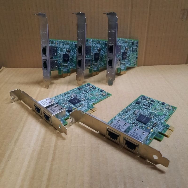 Lan card pci express server gigabiy Intel dual 2 port lan i340-T2 garansi