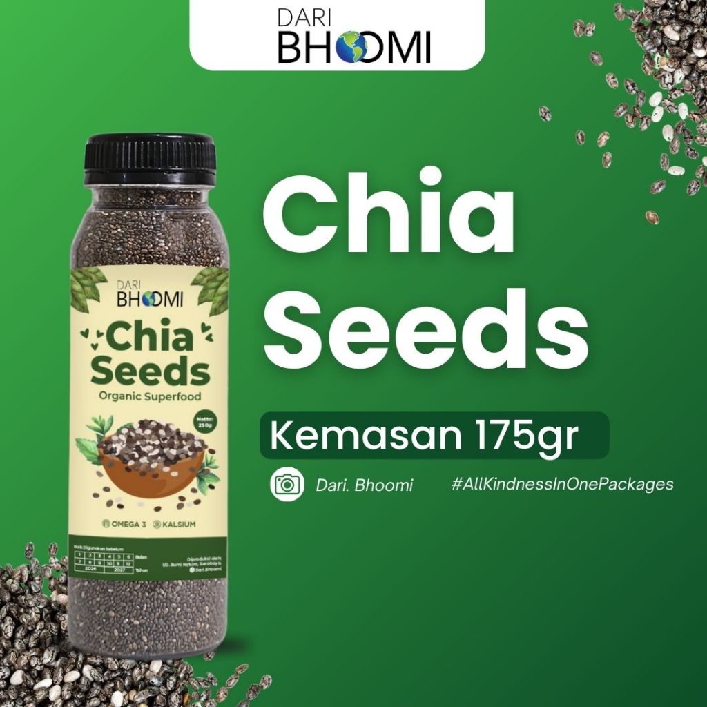 

DARI.BHOOMI BLACK CHIA SEED 175GR