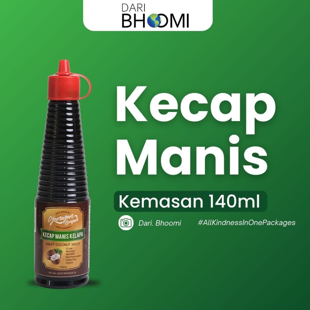 

DJOERAGAN REMPAH KECAP MANIS KELAPA PREMIUM 140ML