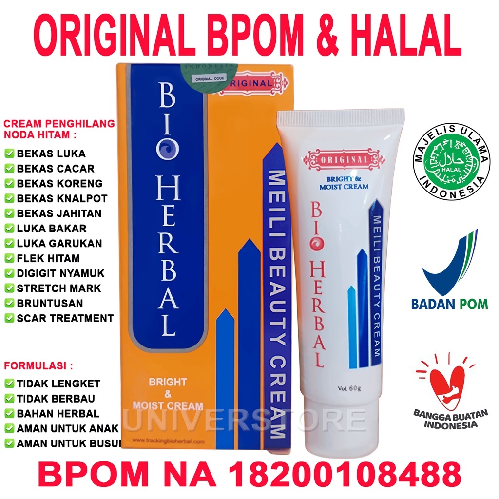 Bio Herbal Meili Beauty Cream Penghilang Bekas Cacar Luka Meilibahenling Bio Herbal Penhilang Bekas 