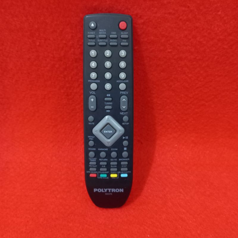 Remote DVD Bluetooth POLYTRON Original Asli . 841376 .