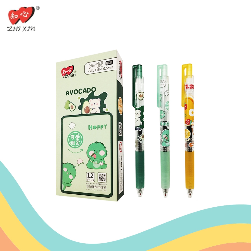 

GEL PEN ZHI XIN K-15 (12 PCS)