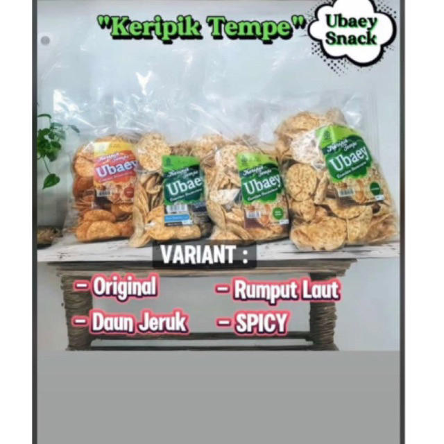 

Keripik Tempe Ubaey 500gr