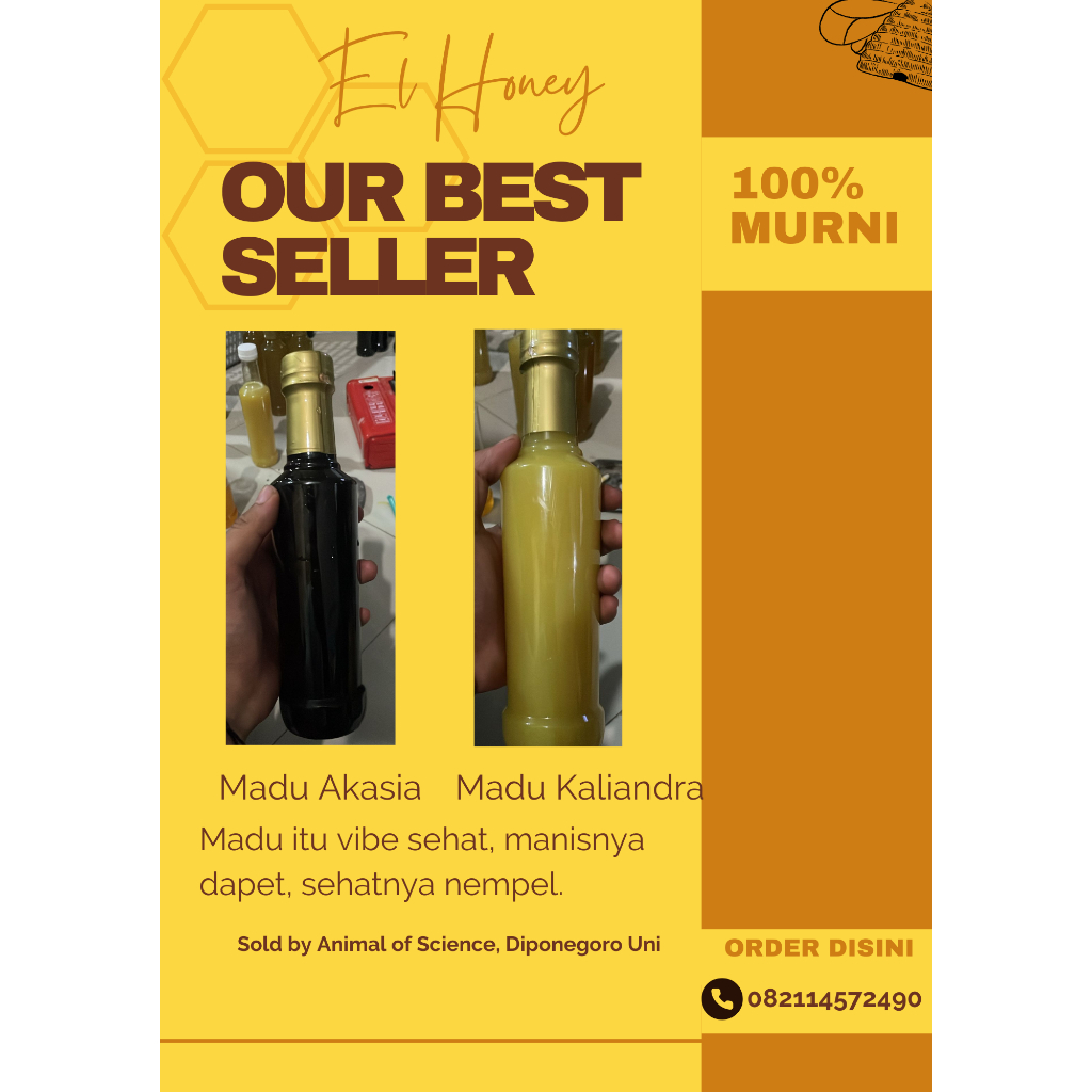 

Madu Akasia Murni 100%, malifera