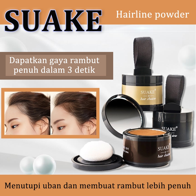 Hair Shadow Bedak Penutup Garis Rambut Yang Tipis Penutup Uban Hair Shadow Powder Bedak Penutup Uban