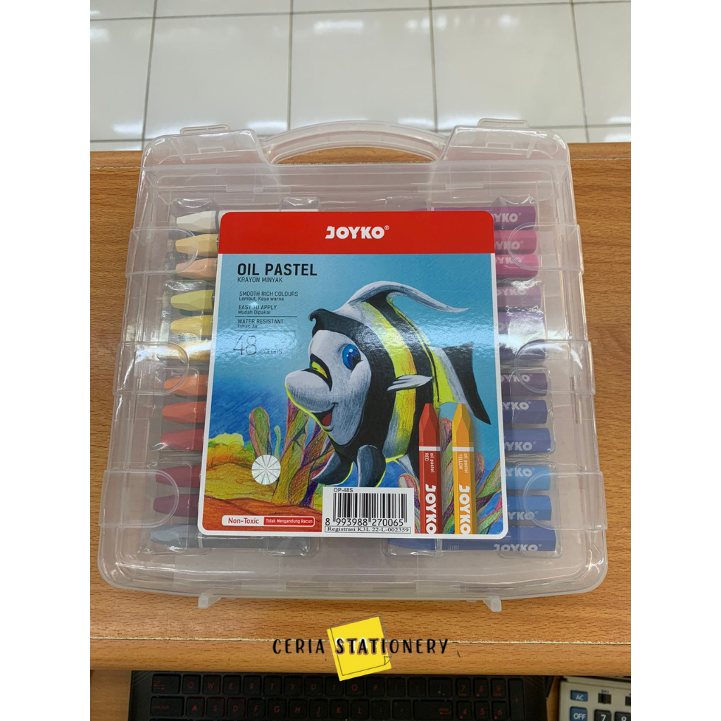 

Cyaron Joyko OP-48S 48 Warna / Krayon Minyak 48 Warna / Non Toxic Oil Pastel