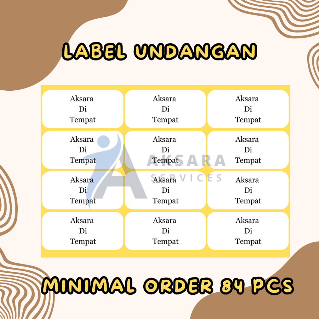 

label undangan 103 acara pernikahan,khitanan