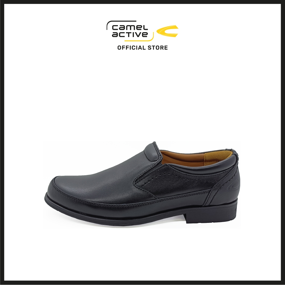 camel active BOND II Leather Classy Formal Shoes Men Black 802364-BE2LSV-1