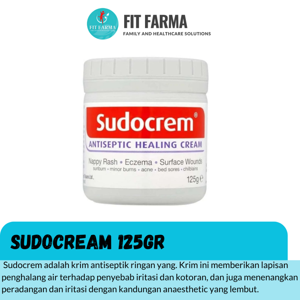 Sudocream 125Gr Sudocream Baby Care Cream Antiseptic Healing Cream