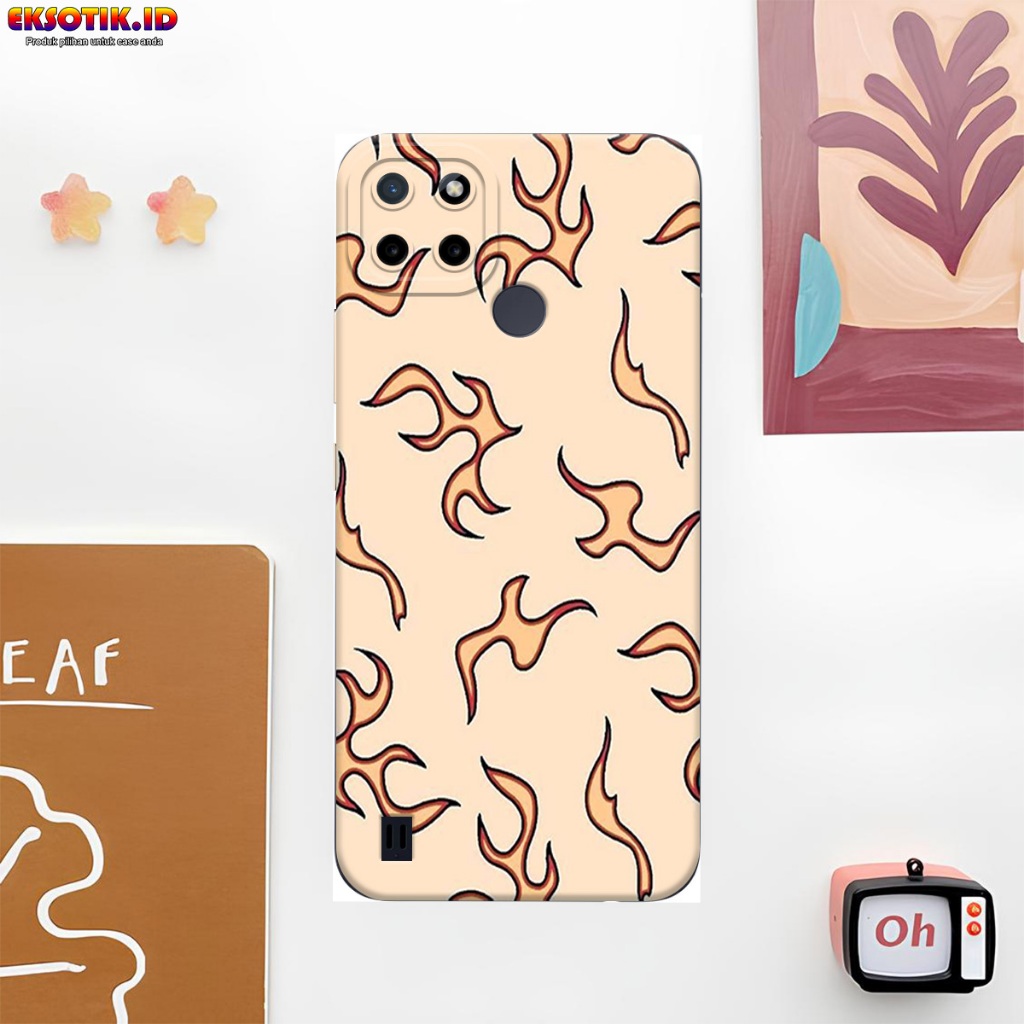 Case Realme C21Y C25Y - Casing Realme C21Y C25Y - Fashion Case - Silikon Realme C21Y C25Y  - Motif K