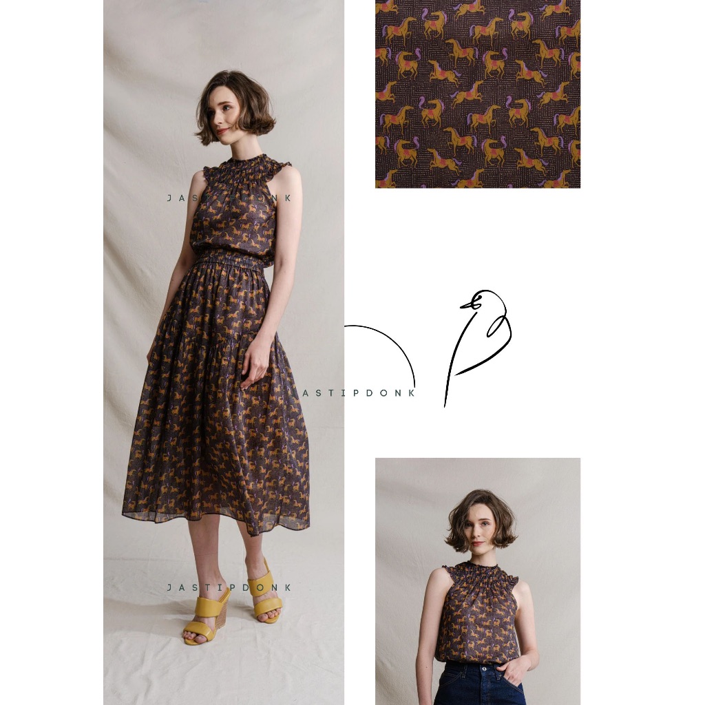 ready BAHA-GIA ready BAHA-GIA KAI SKIRT VONA TOP | Set Premium BAHAGIA Original