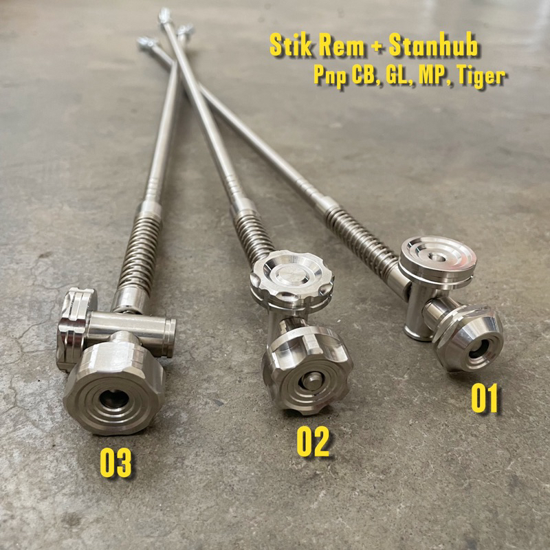 STIK REM STAINLESS STIK REM SET STANHUB CB GL MP TIGER REVO