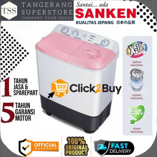 MESIN CUCI 2 TABUNG SANKEN TW-9110 TW 9110 TW9110 9KG SUPER SPIN DRY TWIN TUB SANKEN MESIN CUCI LOW 