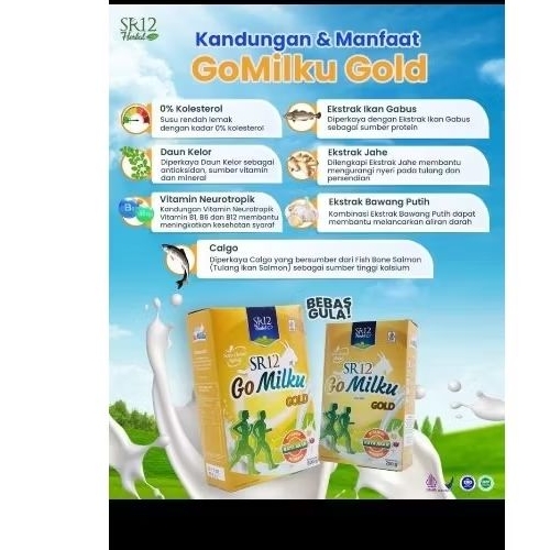 

Susu Gomilku Gold SR12 / Susu tulang sendi