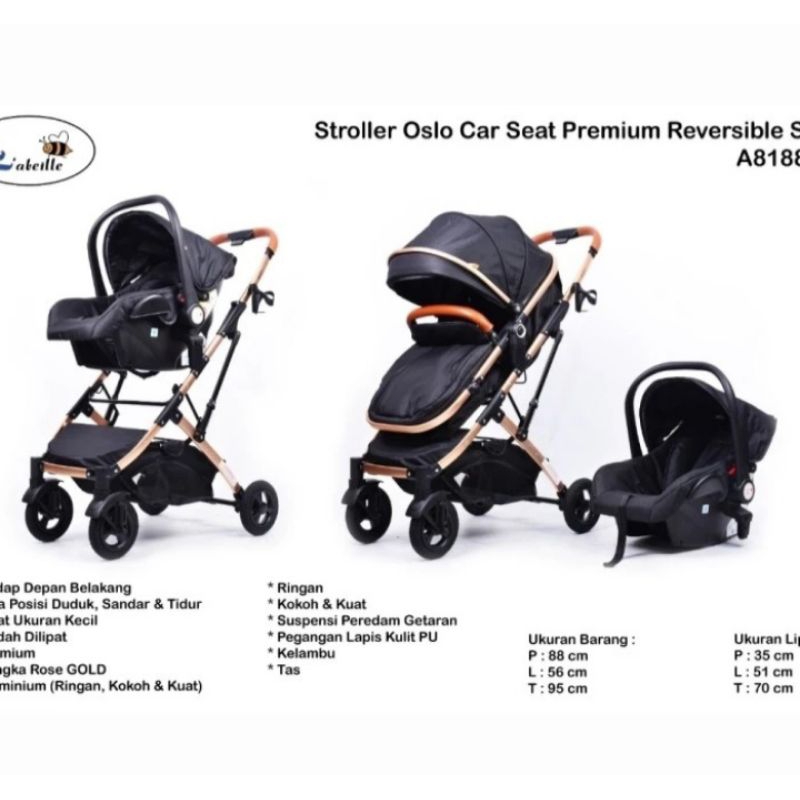 Labeille Stroller Oslo Car Seat AB188CS
