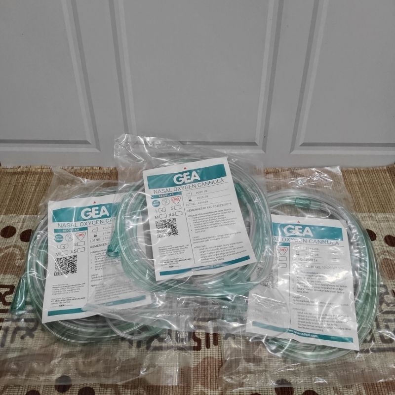 Selang Oksigen/ Selang Canul Oksigen Dewasa GEA