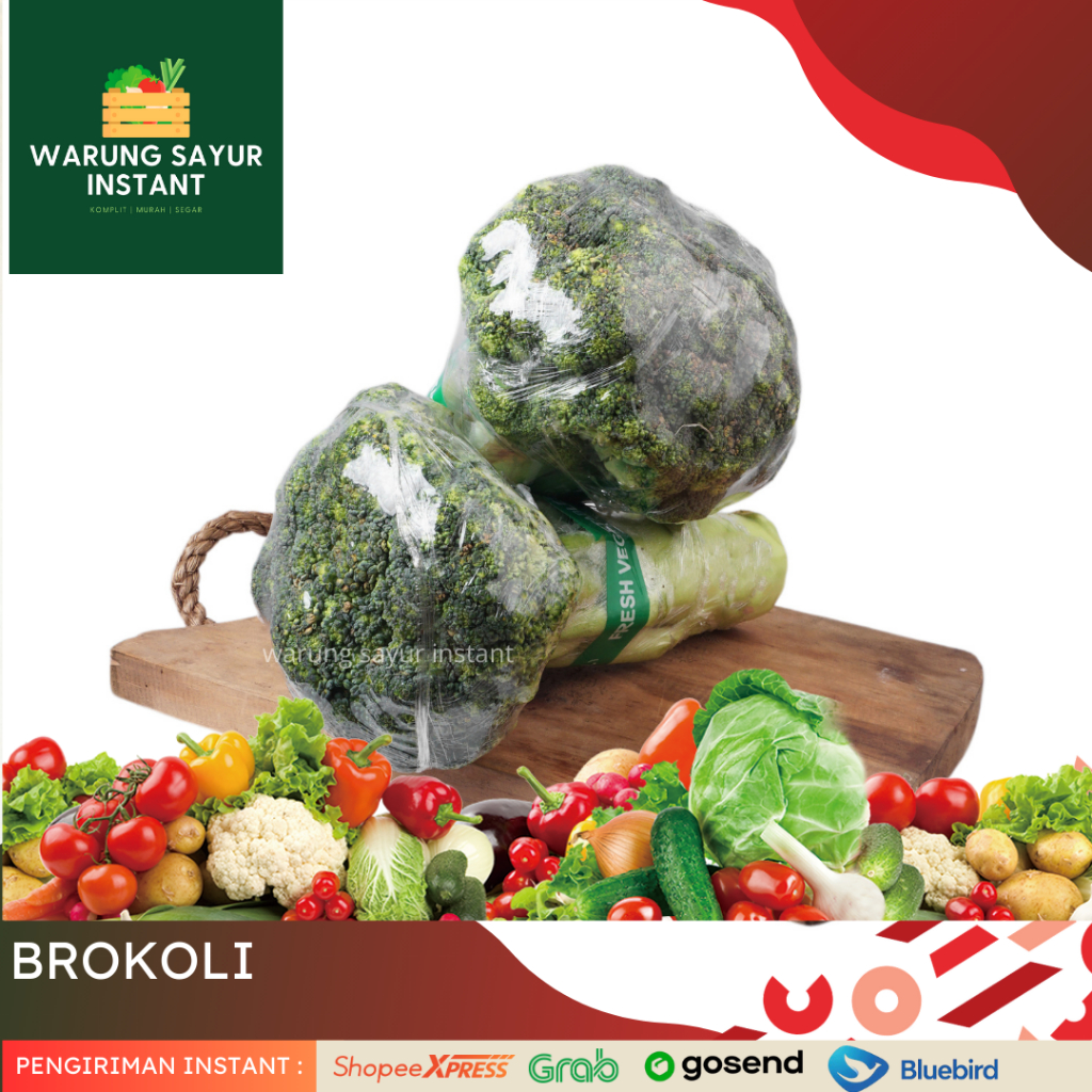 

Brokoli Segar 500gr Promo Sayur Bandung | Warung sayur instant