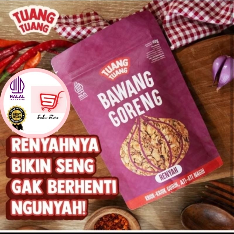 

Bawang Goreng Tuang Tuang 60 Gram