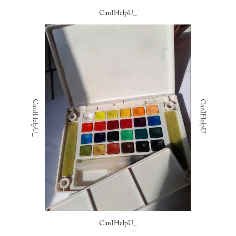 

CanIHelpU_ || Sakura Koi Water Colors Pallete Original, Cat Air, Alat Gambar || PRELOVED