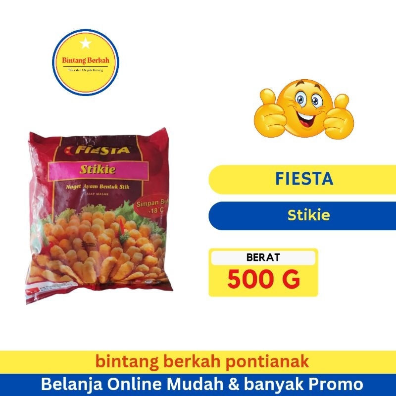 

Fiesta Naget Ayam bentuk Stikie 500gr