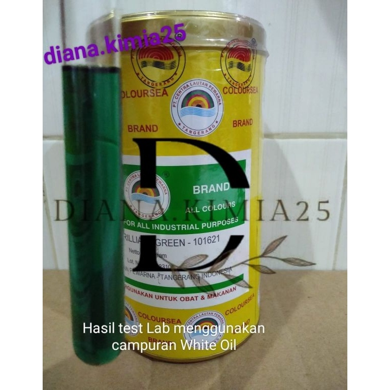 

KODE I19T Pewarna Minyak Coloursea Bubuk Solvent Brilliant Green 11621