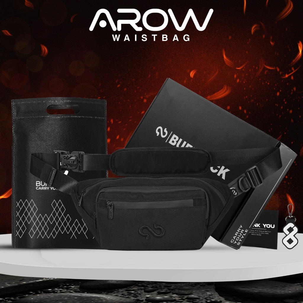 Buffback - Waistbag Arow | Tas Pinggang Waterproof