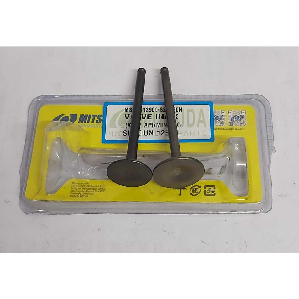(2 pcs ) KLEP SET SHOGUN 125 FL  , PAYUNG KLEP SHOGUN 125 FL1 MITSUDA