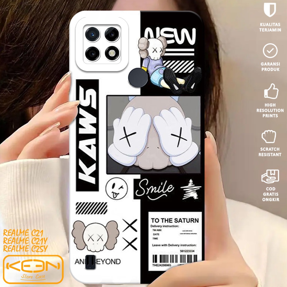 Case Realme C21Y/C25Y - Softcase Realme C21Y/C25Y Motif Abstrak - Casing Hp Realme C21Y/C25Y - Case 