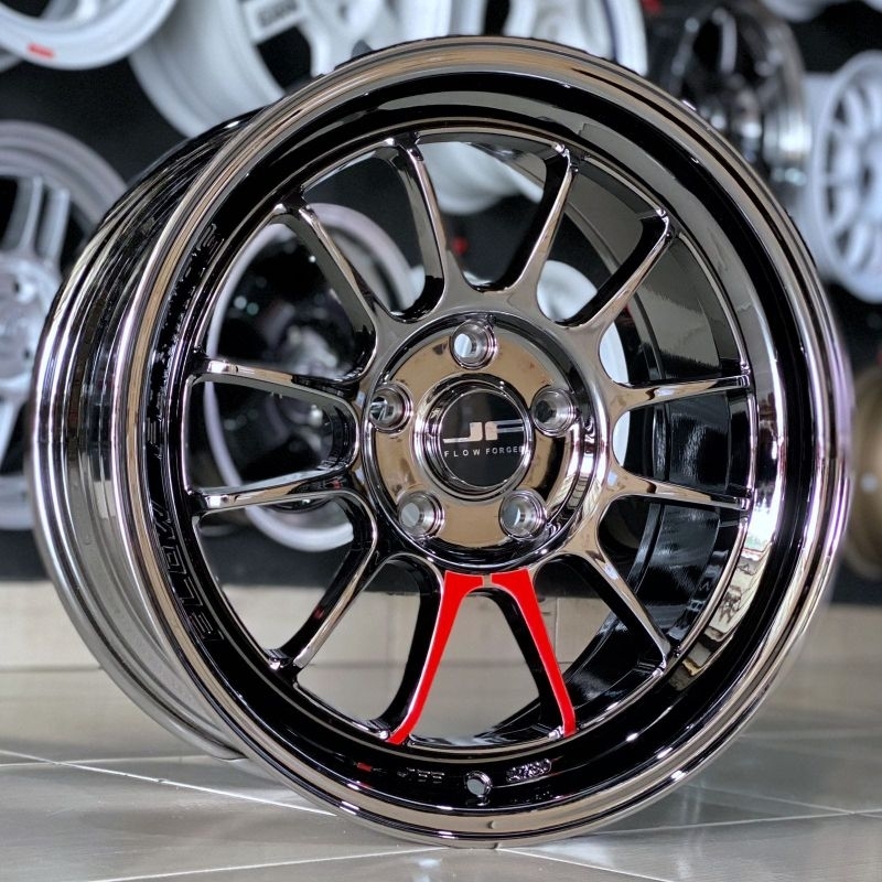 velg venom black chrome ring 17x8 et40 pcd 5x114.3 velg mobil innova.civic.hrv.crv.xpander.terios.ru