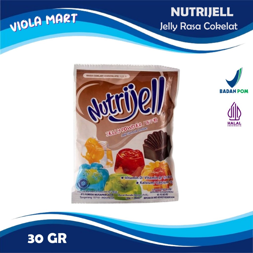 

NUTRIJELL RASA COKELAT 30gr / Jelly Rasa Cokelat {Tersedia Harga Grosir}