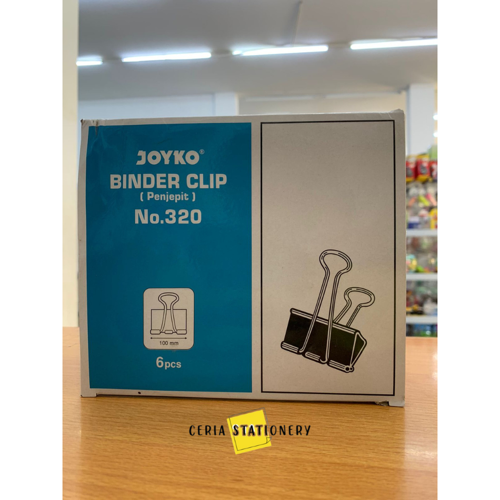 

Binder Clip Joyko no 320 / Penjepit Kertas 320 / Binder Clips