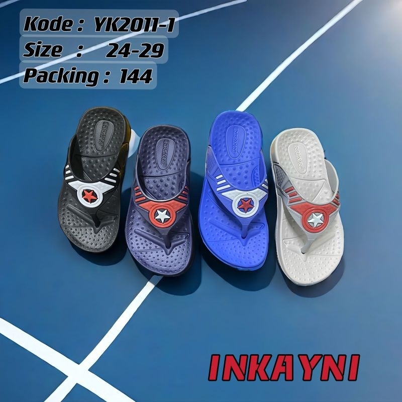 SANDAL JEPIT ANAK LAKI-LAKI/ COWOK KARET RINGAN