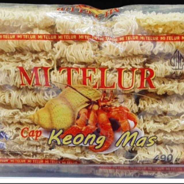 

Mie Telur Cap Keong Mas 490gr/mie kering