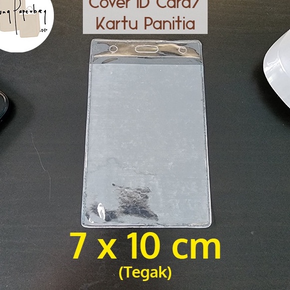 

HJ6 Kantong Plastik Mika Cover Nametag Panitia ID CARD Uk 7 x 1
