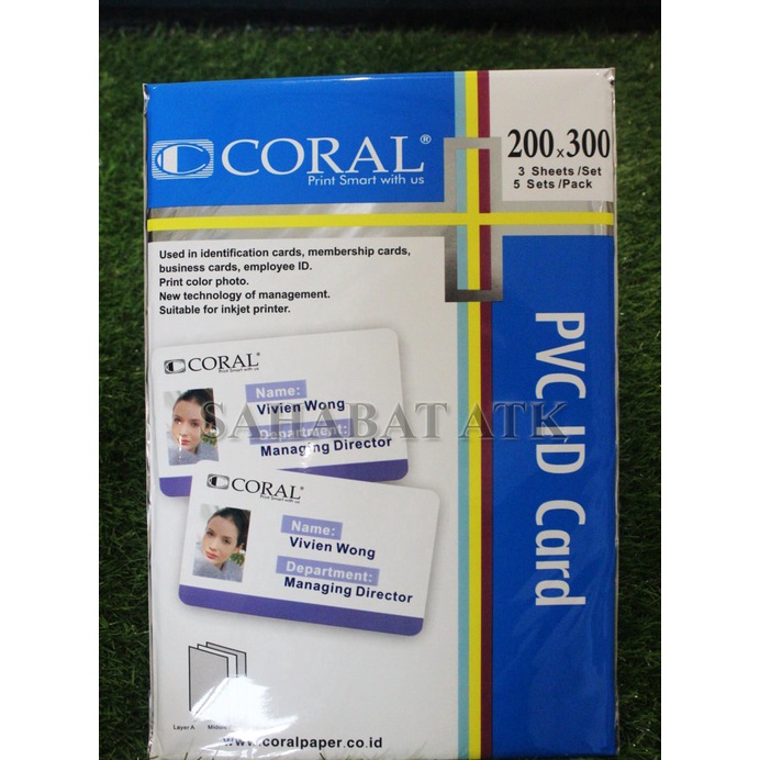 

HJ6 CORAL PVC ID CARDKES ID CARD