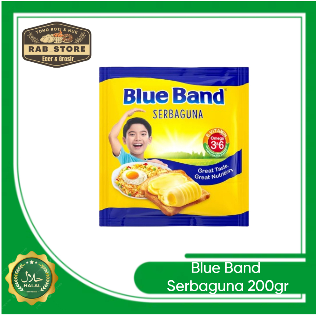 

Blue Band Margarin Serbaguna Sachet 200gr