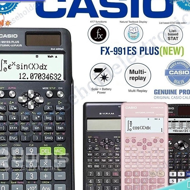 Boom Kalkulator Scientific Casio ilmiah 991ESPlus Kalkulator Casio Scientific Calculator Casio Scien