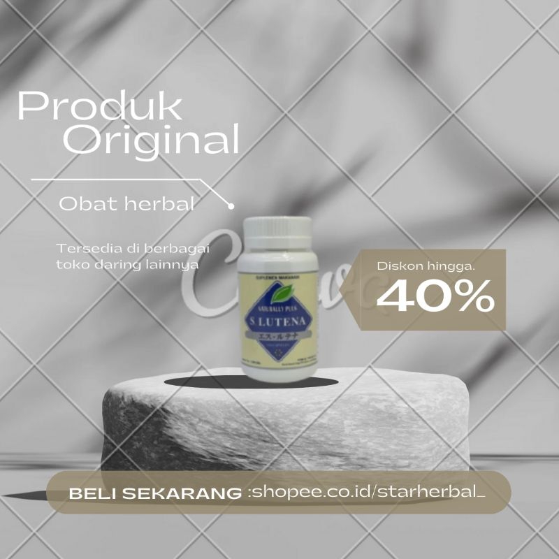 S LUTENA ORIGINAL SLUTENA - S LUTENA NATURALLY PLUS - OBAT MATA MINUS & KATARAK  MURAH Slutena obat 