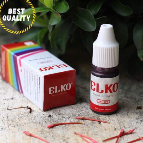 

KF7 Tinta Stempel Flash Trodat Otomatis Warna MERAH isi 7 ML ELKO Wateroof