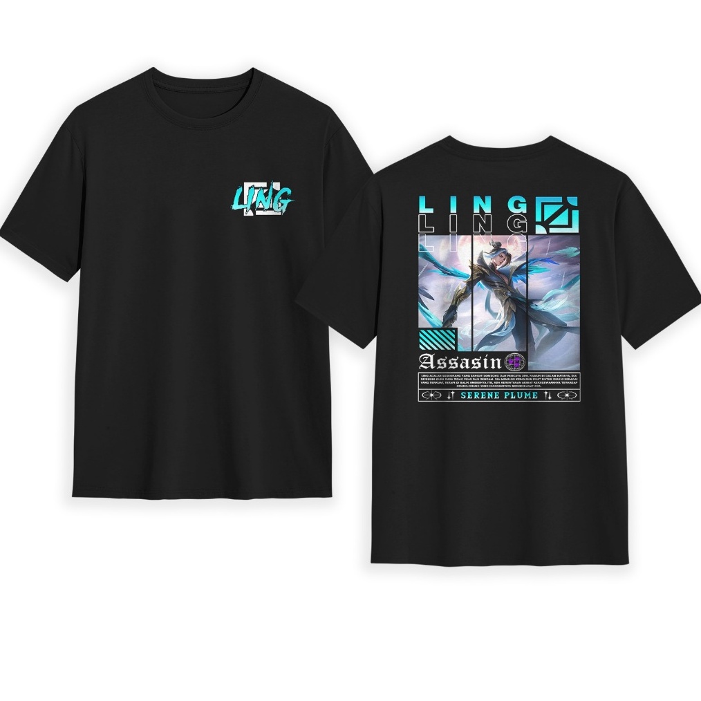 Kaos Mobile Legends  Baju Skin Ling Collector  Kaos Dewasa Pria Wanita Tearu